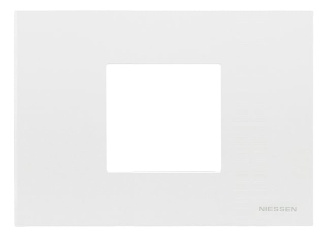 MARCO MONOCAJA 2 MODULOS SERIE ZENIT BLANCO