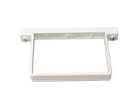 ABRAZADERA EVACUACIÓN PLUVIALES RECTANGULAR PVC BLANCO - 1