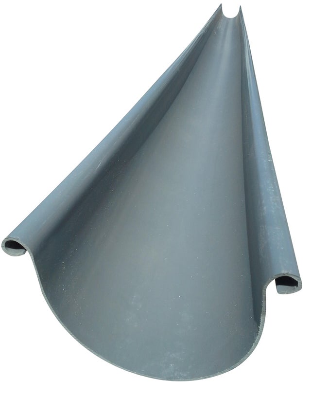 CANALÓN DOBLE VOLUTA GRIS