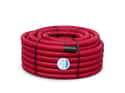 TUBO CORRUGADO DOBLE CAPA ROJO 50MM 50M - 1