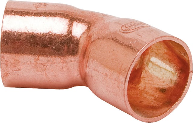 CODO 45º COBRE Ø18MM HEMBRA 4 UNIDADES
