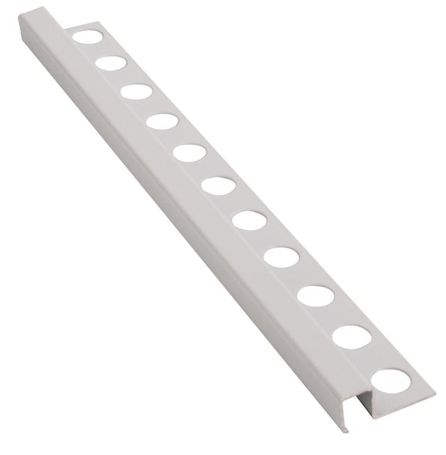 ING/LIST ALUMINIO 12X12X2600 MM BLANCO BRILLO