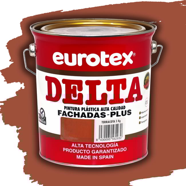 REVESTIMIENTO FACHADAS DELTA PLUS  5KG TERRACOTA - 1
