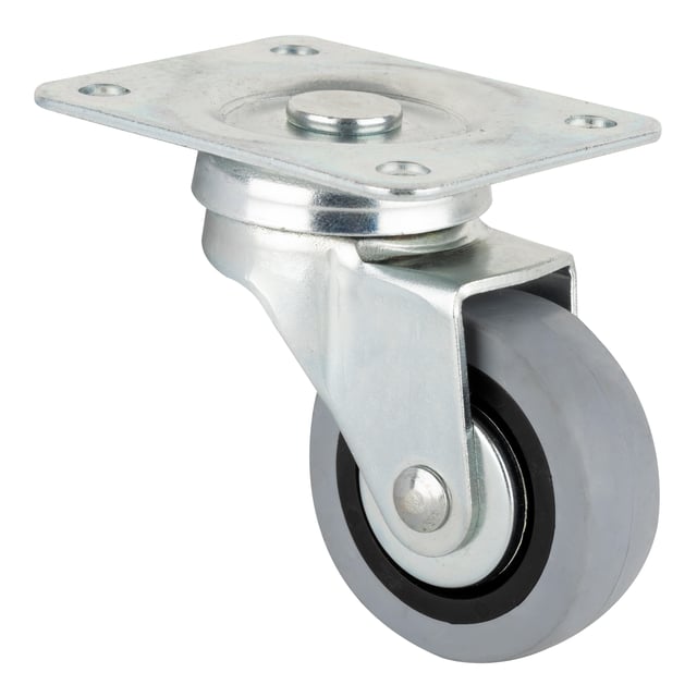 RUEDA GIRATORIA GOMA  50 MM.  RUEDAS ALEX