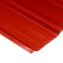 PLACA ACERO TRAPEZOIDAL 5 GRECAS 2X1,03M ROJO - 1