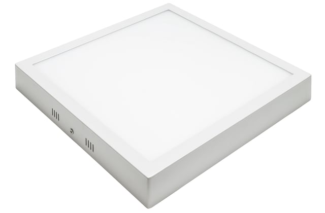 DOWNLIGHT LED SUPERFICIE CUADRADO BLANCO 30W LUZ CALIDA
