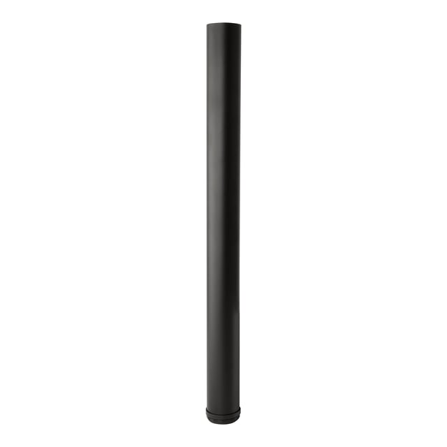 PATA MUEBLE ACERO REDONDA 710MM 60MM NEGRO. 4UDS
