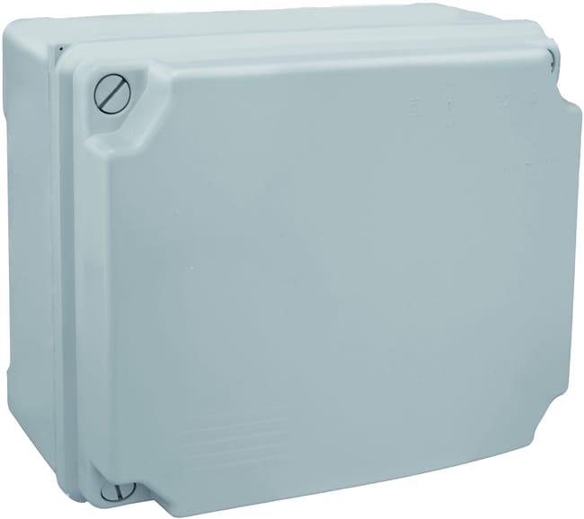 CAJA DE REGISTRO ELÉCTRICO ESTANCA 310X240X125MM PARA SUPERFICIE DE EXTERIOR CON TAPA DE TORNILLO - 1