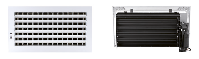 REJILLA MOTORIZADA DE IMPULSION + RETORNO DOBLE DEFLEXION 200x150MM  - 4