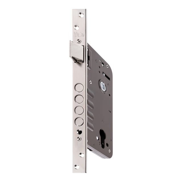 CERRADURA SEGURIDAD EMBUTIR PUERTA DE MADERA 50 MM NIQUELADA 8912 YALE