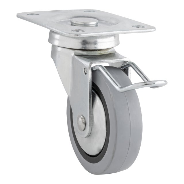 RUEDA 60MM GOMA. HASTA 25KG. LLANTA ACERO