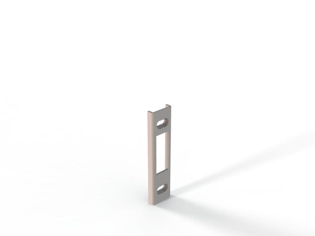CERRADERO CORTO REGULABLE ALUMINIO BLANCO