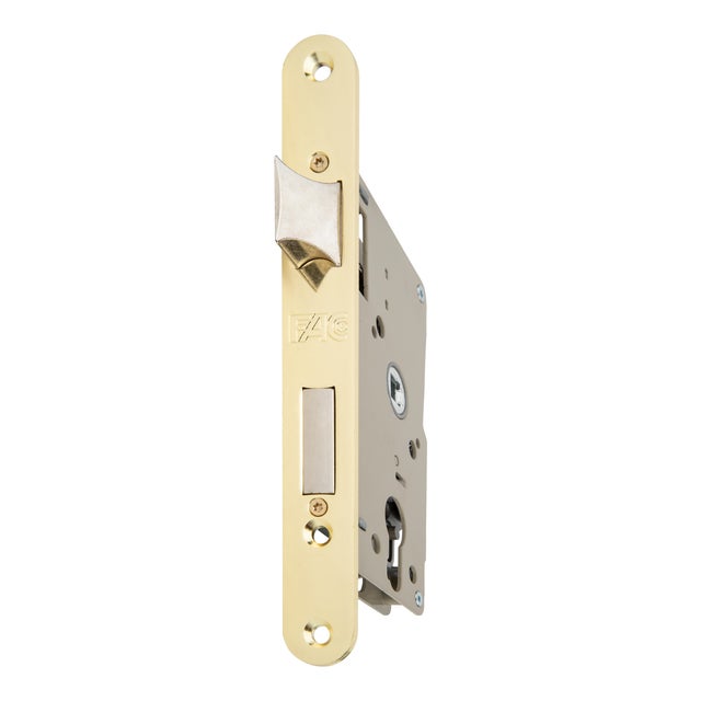 CERRADURA EMBUTIR PUERTA DE MADERA 40  MM. 202 LATONADO FAC