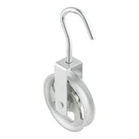 POLEA DE POZO SIN GUARDA  140 MM - 1