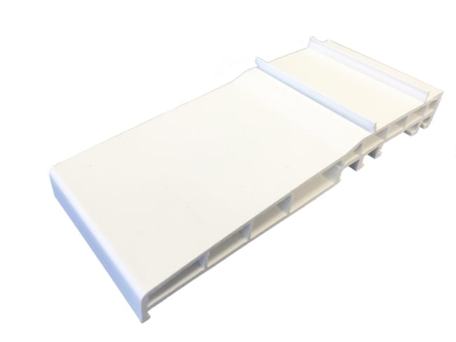 PERFIL VIERTEAGUAS VENTANA ALUMINIO BLANCA - 1