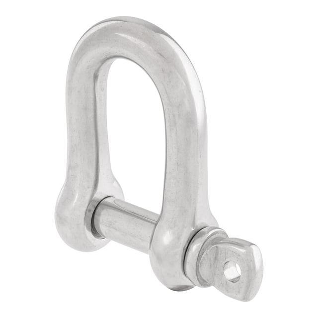GRILLETE RECTO CON PASADOR ACERO INOXIDABLE 10 MM. 2UDS