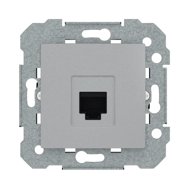 TOMA DATOS RJ45 CAT6 SERIE VIVA PLATA - 1