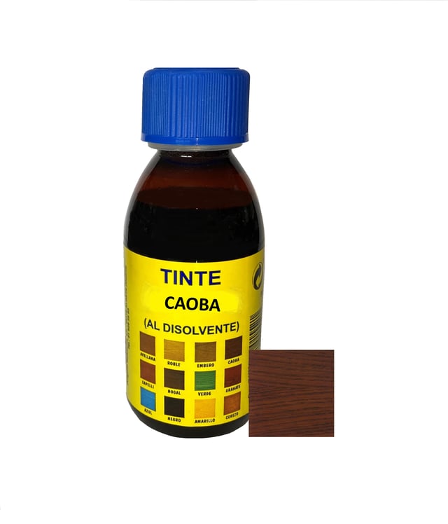 TINTE DISOLVENTE PARA  MADERA PROMADE 125ML CAOBA