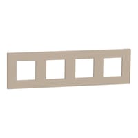 MARCO CUADRUPLE UNICA DECO VISON BLANCO - 1