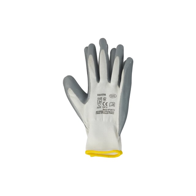 GUANTES DE POLYESTER NITRILO ESTANCO T10