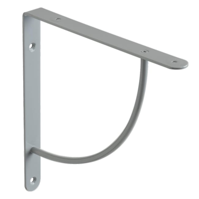 ESCUADRA METALICA PARA BALDA REFORZADA GRIS 230 X 230 X 25  MM - 1