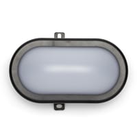 APLIQUE PARED LED OVAL 5.5W NEGRO LUZ NEUTRA - 1