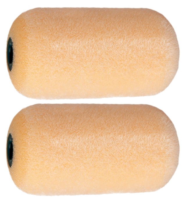 2 RECAMBIOS MINIRODILLO PIEL DE MELOCOTON 6 CM