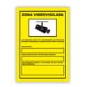 SEÑAL GLASSPACK ZONA VIDEOVIGILADA 1UD - 1