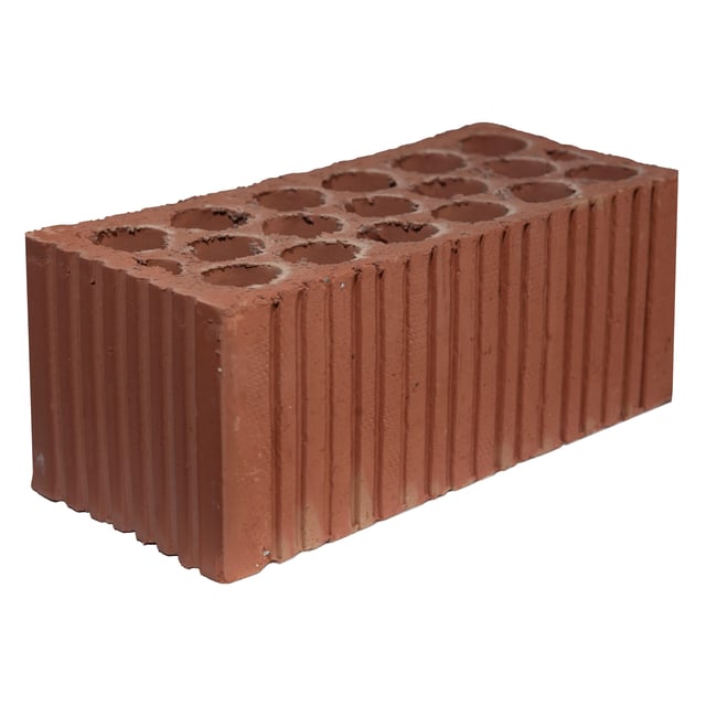 LADRILLO MACIZO PERFORADO 23X10X9 CM