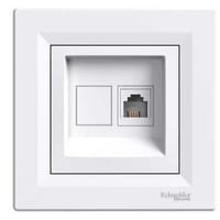 TOMA TELÉFONO MONOBLOCK SERIE ASFORA BLANCO - 1