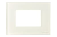 MARCO MONOCAJA 3 MODULOS SERIE ZENIT BLANCO - 1