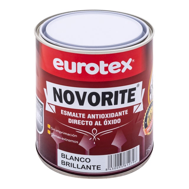 ESMALTE SINTÉTICO ANTIOXIDANTE BRILLANTE NOVORITE 750ML BLANCO