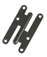 BISAGRA PARA PUERTA PERNIO A DERECHA 95X52MM NEGRO - 1