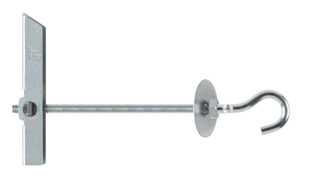 TACO METÁLICO PARA MATERIAL HUECO CON GANCHO  DIÁMETRO 5MM LONGITUD 70MM INDEX 50UDS