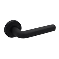 JUEGO MANIVELA CON ROSETA REDONDA NEGRO DOHA - 1