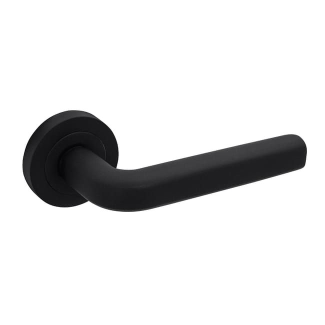 JUEGO MANIVELA CON ROSETA REDONDA NEGRO DOHA - 1