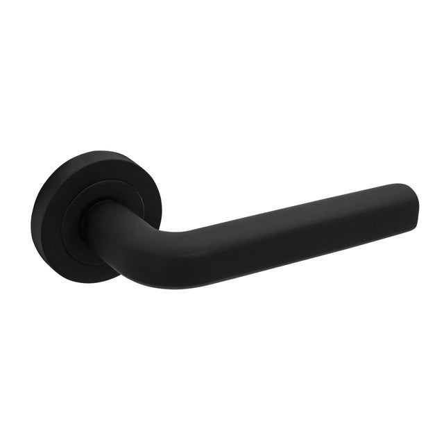 JUEGO MANIVELA CON ROSETA REDONDA NEGRO DOHA