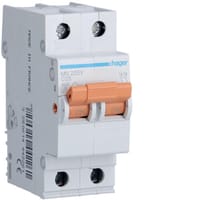 AUTOMATICO 2P 10A MANETA NARANJA HAGER - 1