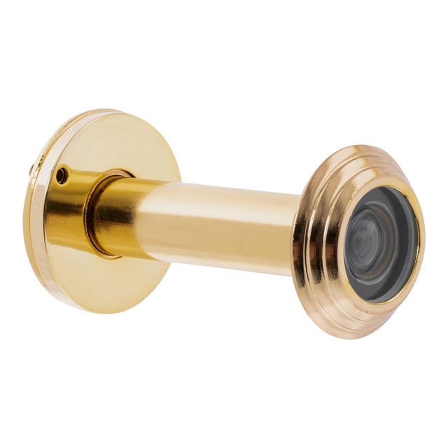 MIRILLA ANALÓGICA PARA PUERTA DE 14MM COLOR LATÓN CON CARACTERÍSTICAS ANTI-FUEGO 