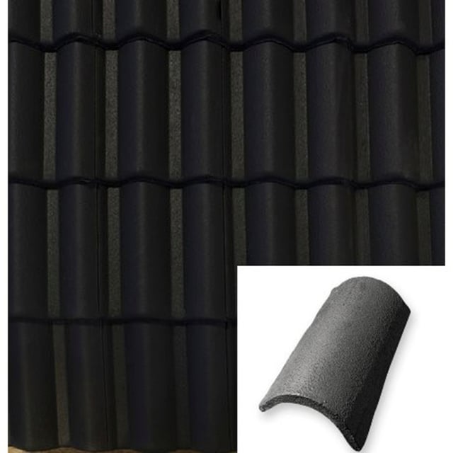 CABALLETE PARA TEJA DE HORMIGON GREDOS EVOLUTION EBANO