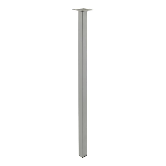 PATA MUEBLE ACERO CUADRADA 700MM 25X25MM GRIS. 1UD - 1