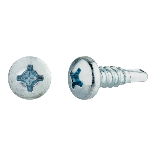 TORNILLOS ROSCA CHAPA PARA METAL CINCADOS 4,8X16MM. 250UDS