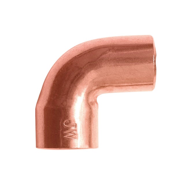 CODO 90º COBRE Ø22MM MACHO-HEMBRA 2 UNIDADES
