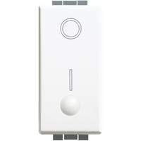 INTERRUPTOR BIPOLAR ESTRECHO LUNA BLANCO - 1