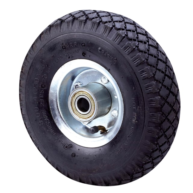 RUEDA CARRETILLA 260 MM NEUMATICA HASTA 150KG. LLANTA METAL
