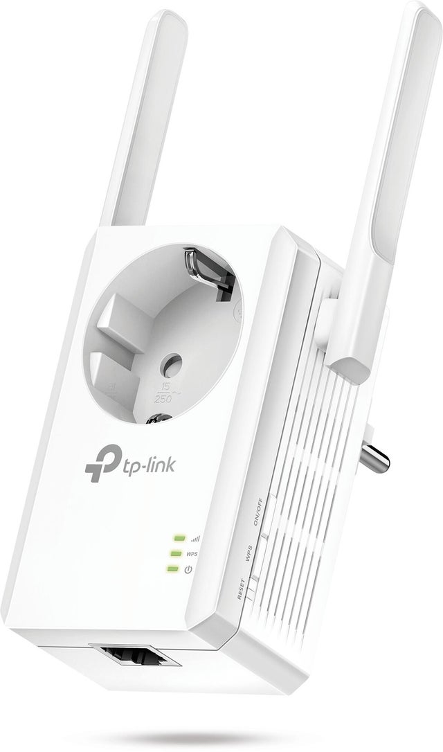 REPETIDOR WIFI 300 MBPS CON ANTENA Y ENCHUFE