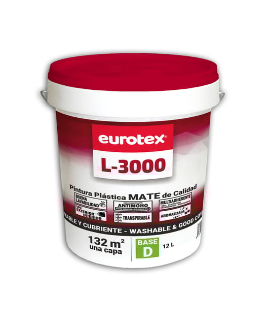 BASE PINTURA PLÁSTICA MATE L3000 12L TONOS MEDIOS - 1
