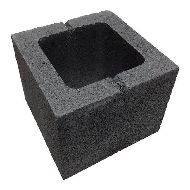 BLOQUE COLUMNA GRIS 25X25X20 CM - 1