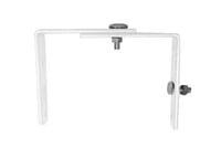 SOPORTE EVACUACIÓN PLUVIALES METÁLICO SEPARADOR ALEROS ACERO PRECALADO BLANCO - 1