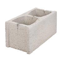 BLOQUE DE HORMIGÓN CIEGO GRIS 40X20X20 CM - 1